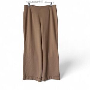 Vintage Tan New York & Company Cuffed Wide Leg Pants
